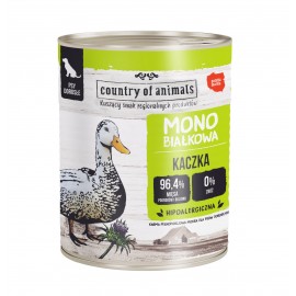 Country Of Animals 單一蛋白鴨肉狗罐頭 400g x 12罐
